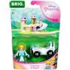 BRIO - 33322 Disney Princess Cenerentola & Wagon | 2 Pezzi Treno Giocattolo per Bambini dai 3 Anni in su