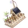 LALADEFIEE Kit Scientifico Lampada Solare da Giardino per Assemblaggio Educativo Energia Solare Progetto di Esperimenti Scientifici di Fisica per Apprendimento e Decorazione Esterna
