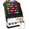 ShenMaster Crack The Code - Gioco elettronico Mastermind di logica e di pensiero per bambini e adulti, codice breaker con funzione morsetto, 1-8 giocatori, gioco da viaggio e famiglia (arancione)