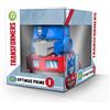 TUBBZ Statuetta di anatra in vinile da collezione Optimus Prime, edizione in scatola, prodotto ufficiale Transformers, film di fantascienza, TV e videogiochi