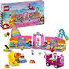 LEGO La Casa delle Bambole di Gabby La Stanza della Festa di Gabby, Giochi Creativi per Bambine e Bambini da 4 Anni, Discoteca Giocattolo da Costruire con Personaggi, Accessori da DJ e Scivolo 10797