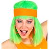 W WIDMANN MILANO Party Fashion - fascia per capelli, fascia per sudore, accessorio per look anni '80, tuta da ginnastica, outfit da aerobica