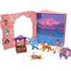 Mattel Giocattoli della Principessa Disney, Pacchetto storia Jasmine con 6 personaggi chiave, piccole bambole, figure e accessori ispirati ad Aladdin della Disney, regali per bambini, HPL57