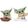 Star Wars Hasbro, The Bounty Collection Series 4, Action Figure di Grogu, con Pose Amico girino e Passeggiata sulla Neve, Confezione da 2, dai 4 Anni in su