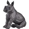 MOJO Rhino Baby Sitting Realistico Internazionale Fauna Selvatica Dipinta a mano Giocattolo Figurine