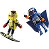 PLAYMOBIL Duo Pack 70824 Piloti Air Stunt Show Giocattolo per Bambini dai 4 Anni