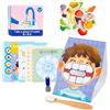 Generico Carte per la difesa dei denti, gioco da tavolo per bambini dentista | Set di carte educative per dentista per l'igiene orale del bambino - Esercizio di difesa dei denti Giochi da tavolo per motori fin
