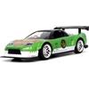Jada Power Rangers 1:24 2002 Honda NSX Type-R Japan Spec Die-cast Car with 1.65 Green Ranger Figure, Toys for Kids and Adults