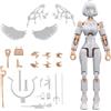 Generisch Set di modelli di action figure articolate - mattoncini da costruzione, kit di personaggi | intrattenimento poable Toy Kids Ragazze Adulti, ideale per giochi di ruolo, giochi di attività di