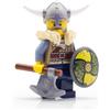 BRICK Flip Lego Set di personaggi vichinghi, vichinghi, #1, con ascia e scudo, amplia il tuo villaggio vichingo con minifigure e armi Vikings