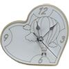 DLM Bomboniere DLM-A554 Bomboniera Orologio in legno bianco e panna linea Cuore Mongolfiera cm 11x11x5 per Matrimonio Nozze Anniversario Comunione Cresima Battesimo Laurea Compleanno tema Viaggio