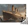 OTBSDNKZZ Vintage oceano Liner Puzzle 1000 Pezzi Transatlantico in mare Regalo per Amanti Puzzle Decompressivo Educativo Divertente Decorazione