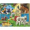 Larsen FH23 Animali domestici in un'accogliente fattoria, Puzzle Incorniciato con 23 pezzi