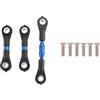 Cetfuro 3PZ di Sterzo nel Metallo di Collegamento Tirante per TT-01 TT01 1/10 Accessori per Parti di Aggiornamento per Auto RC, Blu