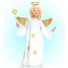 W WIDMANN MILANO Party Fashion - costume da angelo per bambini, vestito, aureola, Cristo Bambino, Natale, carnevale