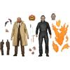 NECA Michael Myers - RXZER23, Halloween 2, Confezione da 2 Action Figure, Multicolore