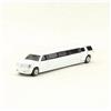 SYYANFEI Modellino Realistico Auto Per Modello Di Veicolo Giocattolo In Metallo Modello Allungato Di Limousine Lincoln Collezione Regalo Porte Apribili Giocattolo(White)