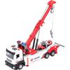 Naroote Giocattolo di Ingegneria per Camion con Gru Pesante Regalo Multifunzionale Realistico per Bambini e Adulti Cantiere Materiale da Gioco Quantità di Colori per Riunioni di Gioco