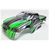 Generico Serie Carrozzerie RC Off-Road Truck Scala 1/10 Himoto - Body Shell per Auto Telecomandate - Modellismo RC (MONSTER VERDE NERO)