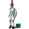 TIPP-KICK Top-Kicker Torino I Giocatore Originale per Grandi e Piccini I Divertiti con Questo Personaggio di Calcio in Qualsiasi Gioco Maglia Nera/Bianca