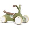 Berg GO² - Auto antiscivolo 2 in 1, in stile retrò, verde, antiscivolo, per bambini, con pedali pieghevoli, pedali, giocattolo per bambini, adatto per bambini di età compresa tra 10 e 30 mesi, grande