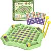 Generico Gioco da tavolo Reversi - Scacchiera con abbinamento animali 58x - Puzzle di gioco da tavolo di scacchi dei cartoni animati, gioco da tavolo di scacchi intellettuale, gioco di viaggio con vincita
