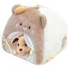 Genérico Cuccia per cani - per animali domestici per casa delle bambole | Casa per cani in miniatura per soggiorno, set fantasioso, animali di peluche, display da scrivania interna, camera da