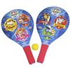 Paw Patrol - Racchette Spiaggia in Legno (Saica 7459)