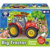 Orchard Toys Big Tractor - Puzzle educativo, 25 pezzi, per bambini da 3 a 6 anni