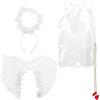 Healeved Costume da Cupido per Set con e Fascia in Poliestere Cosplay San per Feste e Spettacoli Scolastici Abbigliamento Comodo e Sicuro per Ragazzi