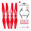 Master Airscrew Stealth - Set di 4 eliche compatibili con DJI Mavic Air, colore: Rosso