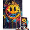 AITEXI Puzzle da 1000 pezzi per adolescenti Sorrisi su volti colorati Per il divertimento in famiglia Gioco educativo per compleanno e Natale 38x26cm