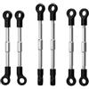 GPM Nylon+Stainless Steel Adjustable Tie Rods for LOSI 1/24 Micro-B 2WD Buggy RTR-LOS00007 Upgrade Parts