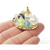 Odoria 1/12 Miniatura Set di Trucco Profumo con Vassoio d'oro Casa Delle Bambole