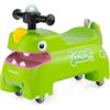 COSTWAY Macchina a Spinta per Bambini, Giocattolo Cavalcabile con Spazio Nascosto Luci Musica e Clacson, Macchina da Passeggio a Spinta con 4 Ruote, Regalo per Bambini 18+ Mesi (Verde)