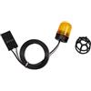 Amagogo Kit luci LED Lampeggianti RC Multifunzione compatte 1/14, Luce Rotante, luci Lampeggianti RC a LED per, Giallo