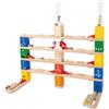 Hape Quadrilla - Set codifica di base | Pista per biglie in legno di ultima generazione per imparare il Coding giocando dai 6 anni in su