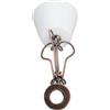 Masyrt Dollhouse, lampada da soffitto, 1:12, luce per casa delle bambole, in metallo, lampadario decorativo vintage, lampada da soffitto, accessori per foto, paralume bianco