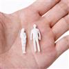 Lastdaytime Set di figure bianche in miniatura per modellismo e artigianato fai da te, 50100 pezzi, scala 1 75 (50 pezzi)