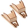 Garneck 2pezzi Mini Carriole Legno Carretto in Miniatura Casa Delle Bambole Giocattolo Decorazione Legno Naturale Carrelli Per Fotografia