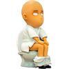 Jiumaocleu One Punch Man Saitama Action Figure Carina Figura Anime con Parrucca Cartoon Personaggi da collezione Ornamento per la casa per i fan degli anime