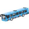 Garneck Autobus in Lega 1:70 Azione Pull Back per Bambini, Giocattolo Blu Stimola la Creatività, Veicolo Educativo per Ragazzi e Bambini