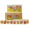 Dida Domino La Gara Animali del Bosco, 28 Tessere - Set Educativo in Legno per Bambini 3-4 anni, Gioco da Tavolo Didattico e Colorato, Metodo Montessori