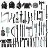 Generic Set di accessori per armi medievali antiche romane egiziane, kit di armature militari compatibili con altri mattoni, scene di battaglia e creazioni MOC per adolescenti e collezionisti