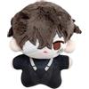 Xinchangda BSD Dazai Osamu Peluche Figura Anime Dazai Osamu Cuscino in Peluche PP Cotone Ciondolo Portachiavi Morbido Carattere Zaino Charm Cartoon Mini Plushies Portachiavi