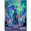 UXINYOUME Dragon Puzzle Intrattenimento Creativo 1000 Pezzi Giochi Fantasy Creatures Puzzle Relax Decorazione Perfetta Sfide Divertenti Per Uomini E Donne 70x50cm/1000pcs