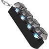 Generic Portachiavi Clicker, gadget per dita che aumenta la messa a fuoco, meccanismo di pressatura ripetitiva, stimolatore uditivo tattile, riduttore di stress da tavolo, apparecchio portatile compatto