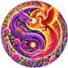 OJASDBDJE Dragon 1000 Pezzi Puzzles Puzzle Rotondo Per Lei O Lui Puzzle Creativo Arte Ecofriendly 1000pcs (67.5x67.5cm)