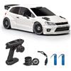 Hylukon Auto telecomandato, 1/28 2,4 GHz RC Auto Drift Car 4WD con luci LED, pneumatici per Drift Auto, RC Drift Car regalo di compleanno