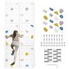 MAMOI® Parete da Arrampicata per Bambini da Interno - Pannelli in Legno con Prese, Struttura per Arrampicata per Cameretta, Kit di Montaggio Incluso